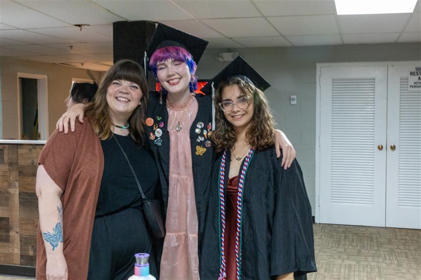 Students celebrate graduating